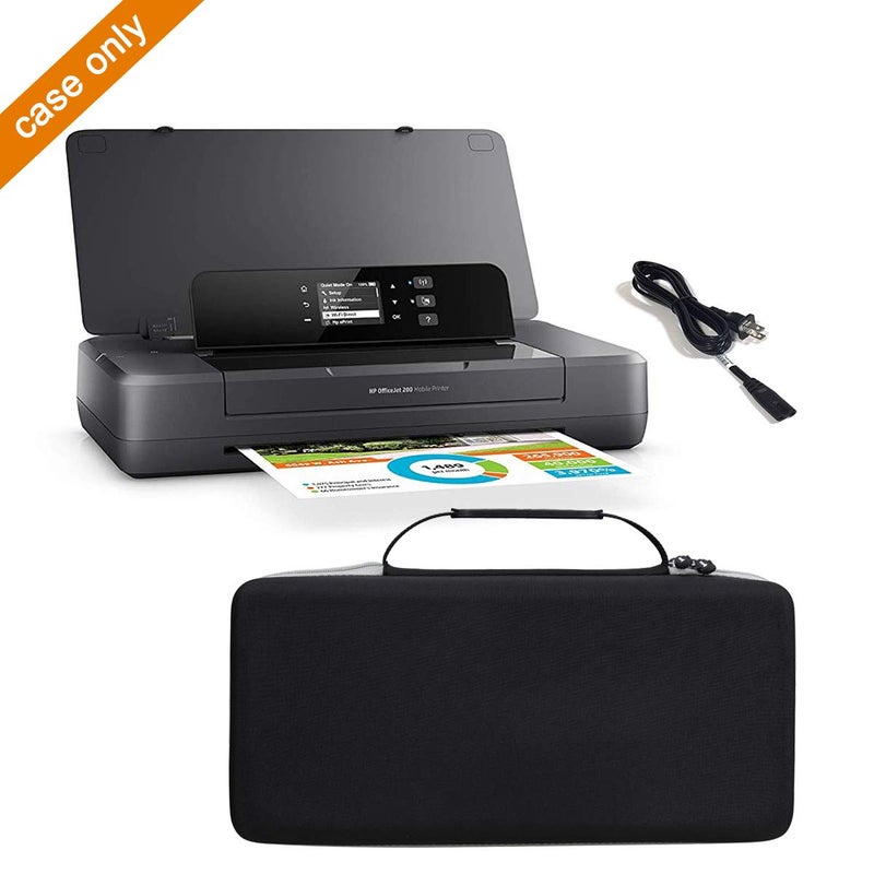 Aproca Case Compatible with HP OfficeJet 250 Wireless Mobile Printer Scanner CZ992A, Portable Storage Bag for Accessories (Black) - Image 4